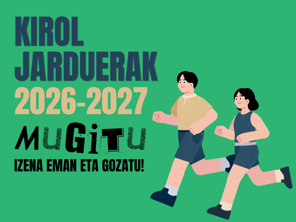 KIROL EKINTZAK 2026-2027