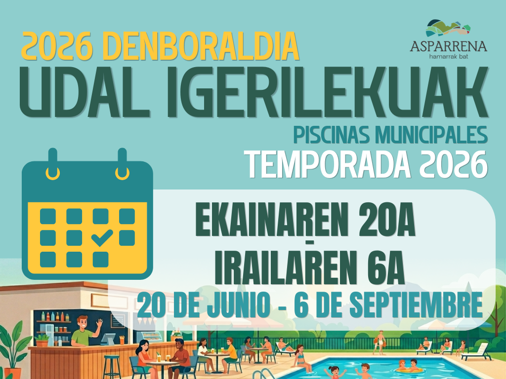 2026ko UDAL IGERILEKUEN DENBORALDIA