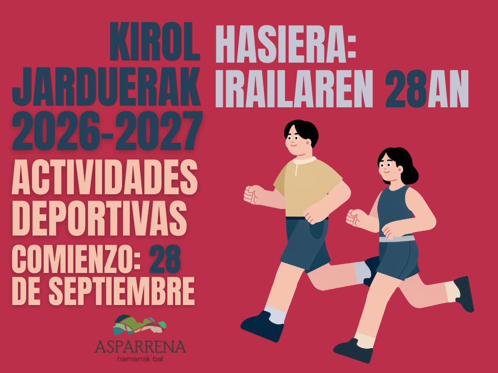 2026-2027 KIROL JARDUEREN HASIERA